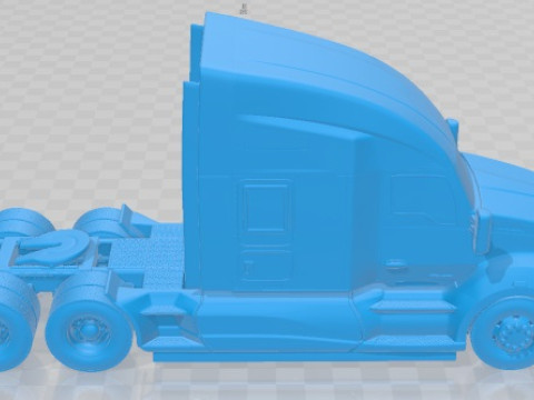 केनवर्थ T680 2015 प्रिंट करने योग्य ट्रक 3D प्रिंट मॉडल