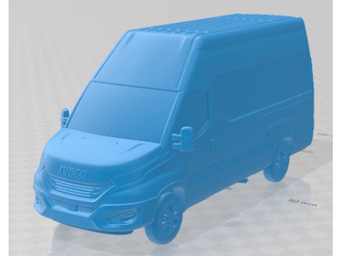 Iveco Daily Van 2022 l3 H3 Printable 3D Print Model