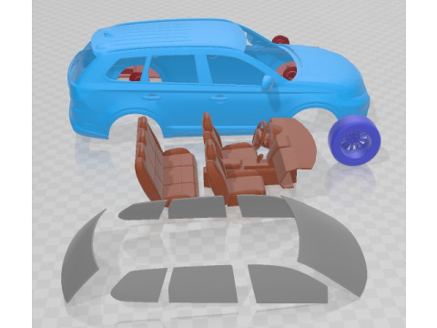 Mitsubishi Outlander 2019 Printable Car Modelo de impresión 3D
