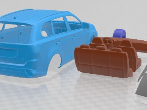 Mitsubishi Outlander 2019 Printable Car Modelo de impresión 3D