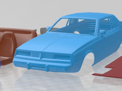 Dodge Challenger 1978 Printable Car 3D Print Model
