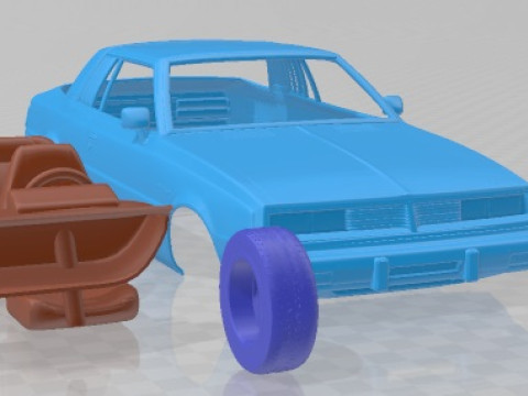 Dodge Challenger 1978 Printable Car 3D Принт Модель
