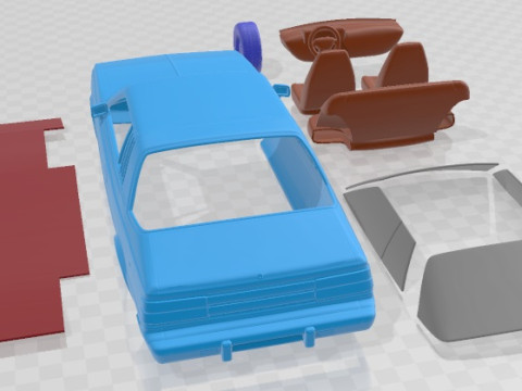 Dodge Challenger 1978 Printable Car 3D Принт Модель