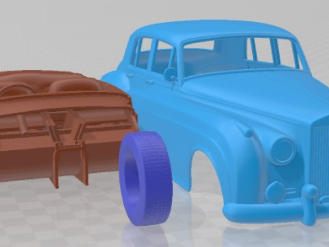 Silver Cloud II 1959 Printable Car Model do druku 3D