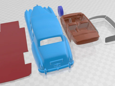 Silver Cloud II 1959 Printable Car 3D Print Model