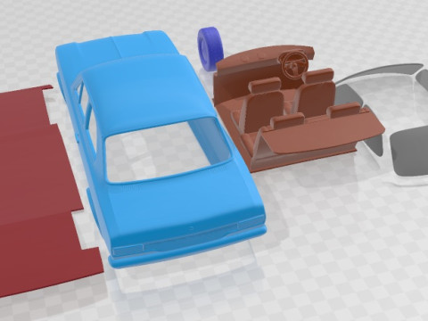 Escort RS1600 1970 Printable Car Modelo de Impressão 3D