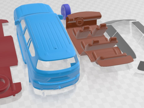 Nissan Patrol 2021 Printable Car 3D प्रिंट मॉडल
