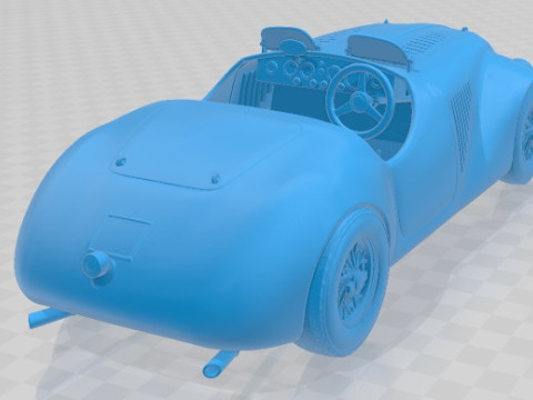 Ferrari 125 S 1947 Printable Car 3D Baskı Modeli