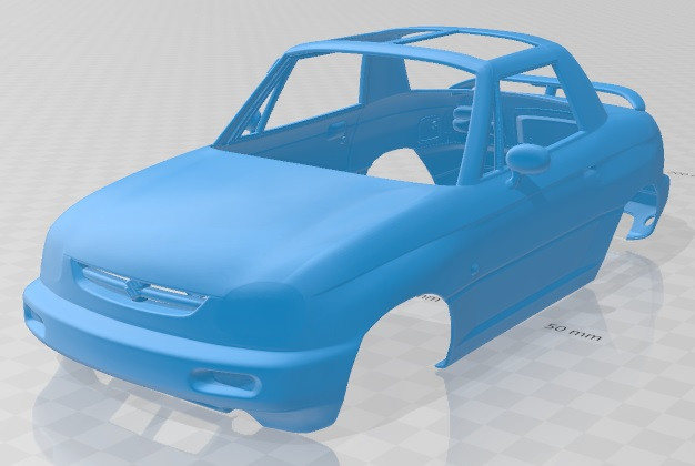 Suzuki X-90 1996 Printable Body Car 3Dプリントモデル .c4d .max .obj .3ds .fbx .stl .blend 