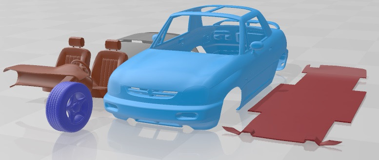 Suzuki X-90 1996 Printable Car 3D Print Model .c4d .max .obj .3ds .fbx .stl .blend 