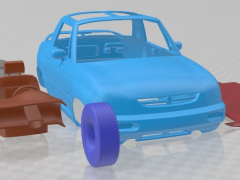 Suzuki X-90 1996 Printable Car 3D Print Model