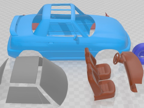 Suzuki X-90 1996 Printable Car 3D Print Model