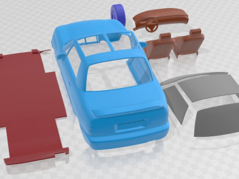 Suzuki X-90 1996 Printable Car 3D Print Model