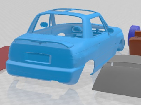 Suzuki X-90 1996 Printable Car 3D Print Model