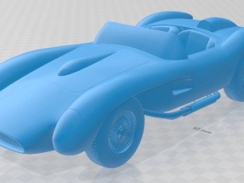 Ferrari Testa Rossa 1957 Printable Car Modèles 3D en vedette