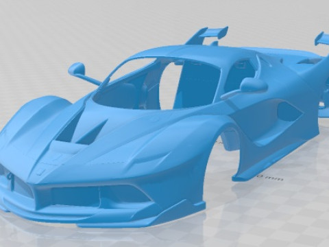 Ferrari FXX K 2015 Printable Body Car 3D Print Model