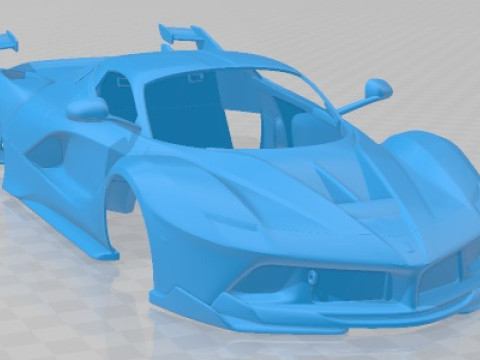 Ferrari FXX K 2015 Printable Body Car Modèles 3D en vedette