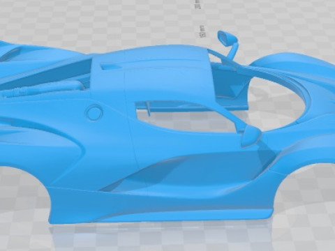 Ferrari FXX K 2015 Printable Body Car Modèles 3D en vedette