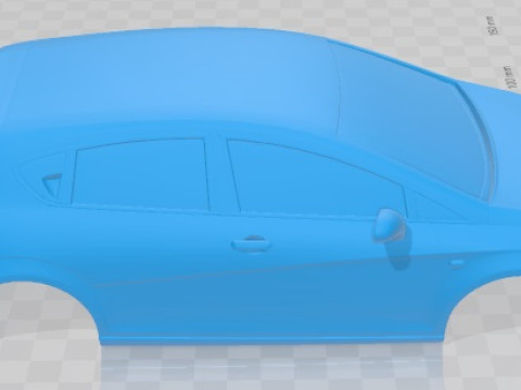 Seat Leon 2008 Printable Body Car 3D Print Model