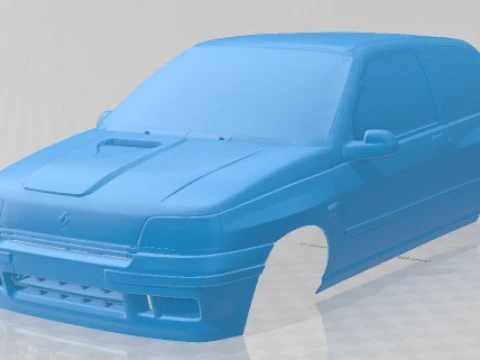 Carrocer&iacute;a Imprimible Renault Clio Williams Modelo de impresión 3D