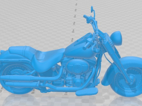 Harley Davidson Fat Boy 2015 Printable Motorbike 3D प्रिंट मॉडल