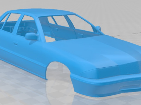Buick Skylark Sedan 1995 Printable Body Car Modello di stampa 3D