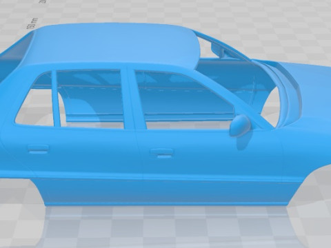 Buick Skylark Sedan 1995 Printable Body Car Modello di stampa 3D