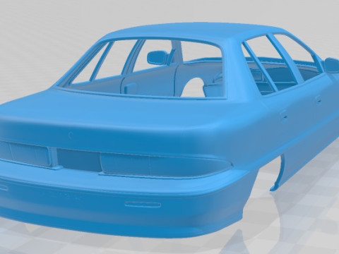 Buick Skylark Sedan 1995 Printable Body Car Modello di stampa 3D