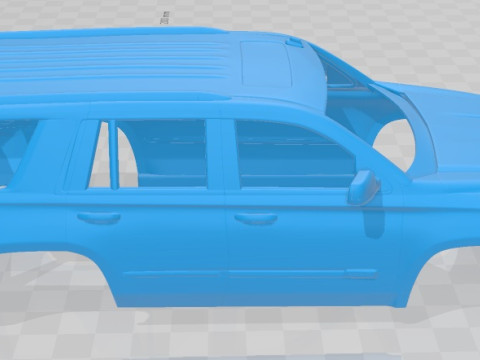 Cadillac Escalade ESV Platinum 2015 Printable Body Car Modelo de Impressão 3D