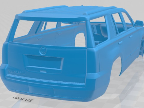 Cadillac Escalade ESV Platinum 2015 Printable Body Car Modelo de Impressão 3D