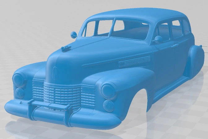 Cadillac Fleetwood 75 touring Sedan 1941 Printable Body Car 3D Print Model .c4d .max .obj .3ds .fbx .stl .blend 