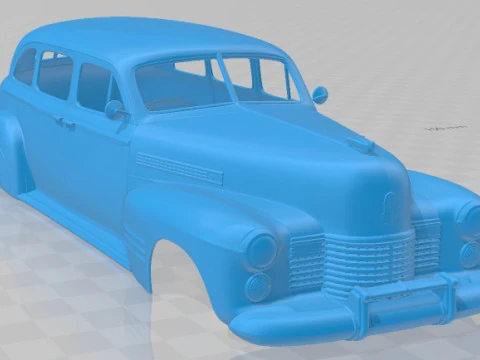 Cadillac Fleetwood 75 touring Sedan 1941 Printable Body Car 3D Print Model