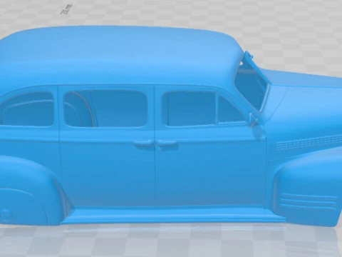 Cadillac Fleetwood 75 touring Sedan 1941 Printable Body Car 3D Print Model