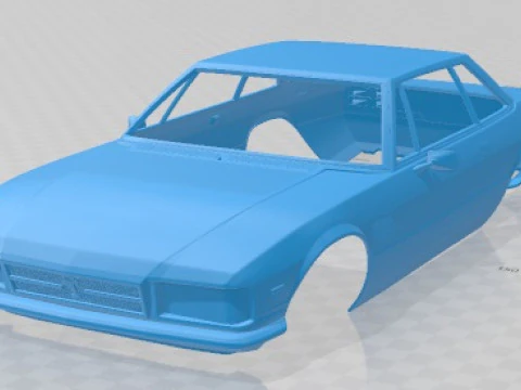 Автомобиль De Tomaso Longchamp 1980 года с кузовом для печати 3D Принт Модель