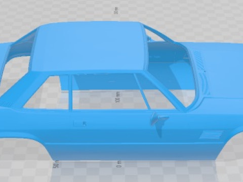 De Tomaso Longchamp 1980 Printable Body Car 3D 프린트 모델