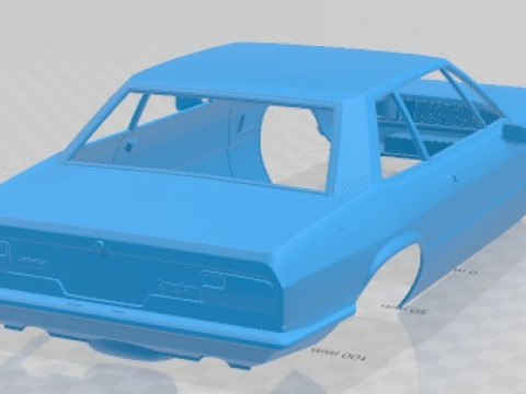 De Tomaso Longchamp 1980 Printable Body Car 3D 프린트 모델