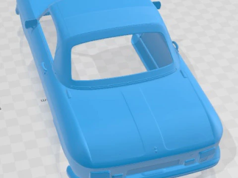 Peugeot 304 Cabriolet 1970 Printable Body Car 3D Print Model