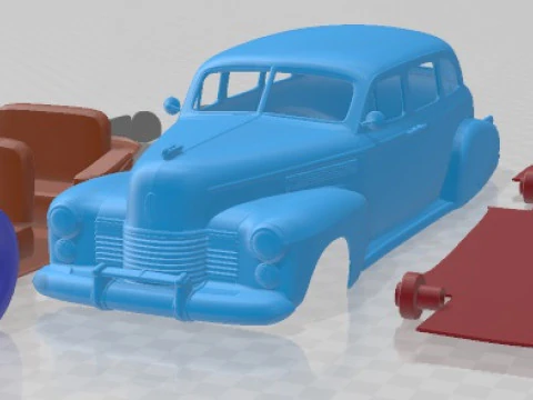 Cadillac Fleetwood 75 touring Sedan 1941 Printable Car 3D Print Model