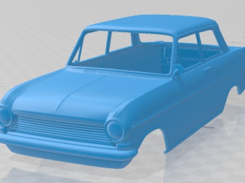 Opel Kadett 1962 Printable Body Car 3D 프린트 모델