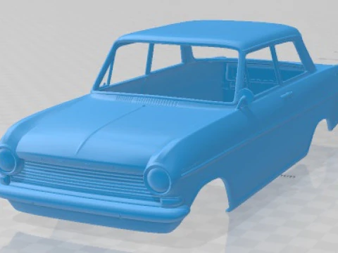 Opel Kadett 1962 Printable Body Car 3D Print Model