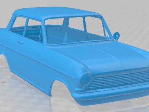 Opel Kadett 1962 Printable Body Car 3D Print Model