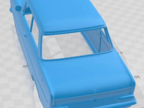 Opel Kadett 1962 Printable Body Car 3D Print Model