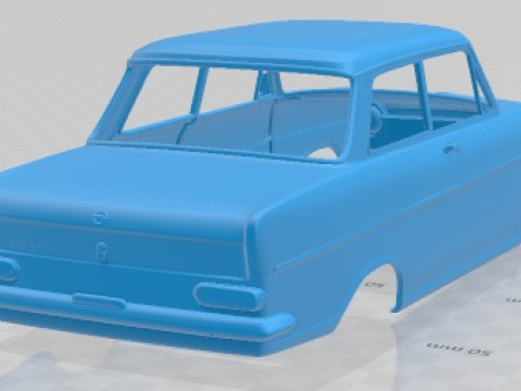 Opel Kadett 1962 Printable Body Car 3D 打印模型