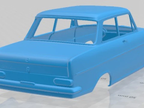 Opel Kadett 1962 Printable Body Car 3D Print Model