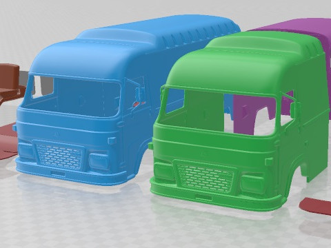 Avia A21T Van 1997 Printable 3D Print Model