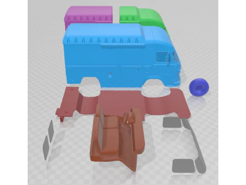 Avia A21T Van 1997 Printable 3D Print Model