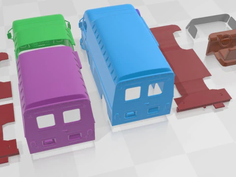 Avia A21T Van 1997 Printable 3D Print Model