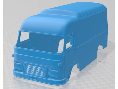 Avia A21T 1997 Printable Body Van 3D Print Model