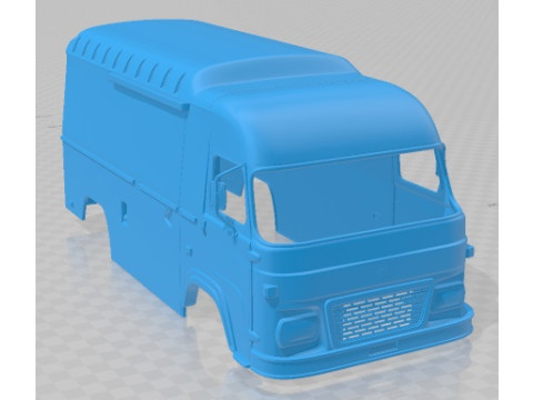 Avia A21T 1997 Printable Body Van 3D Print Model