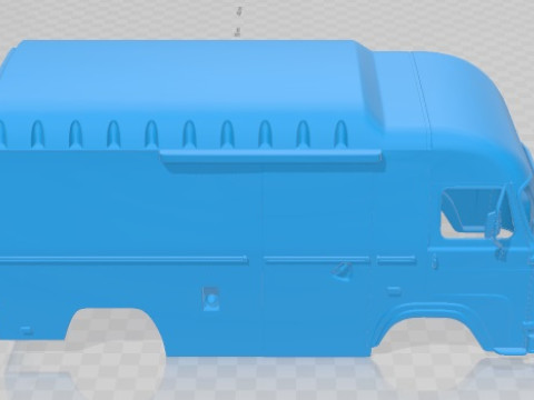 Avia A21T 1997 Printable Body Van 3D Print Model